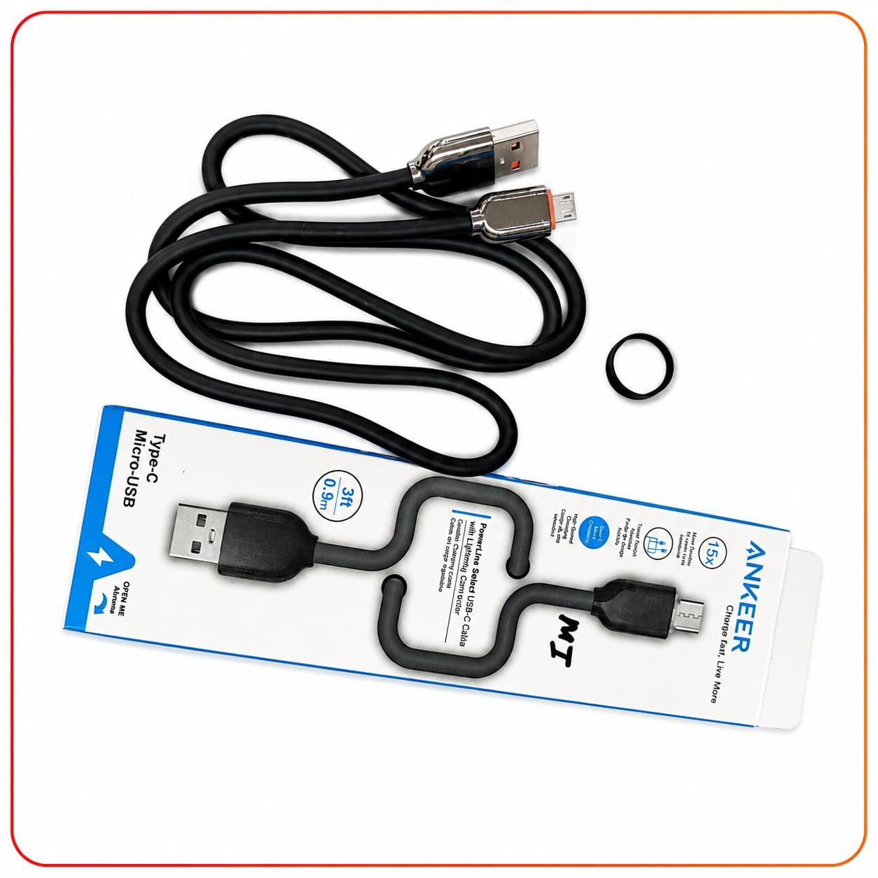 ANKEER B-Type Charger Cable - Image 3