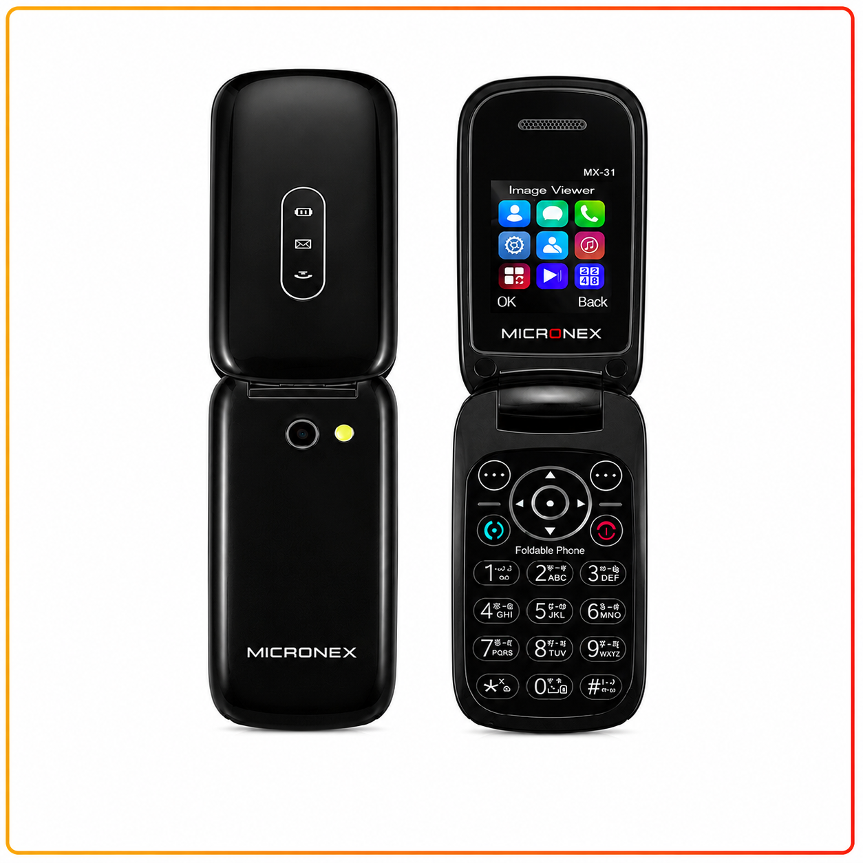 Micronex MX31 Folding Phone - Image 7
