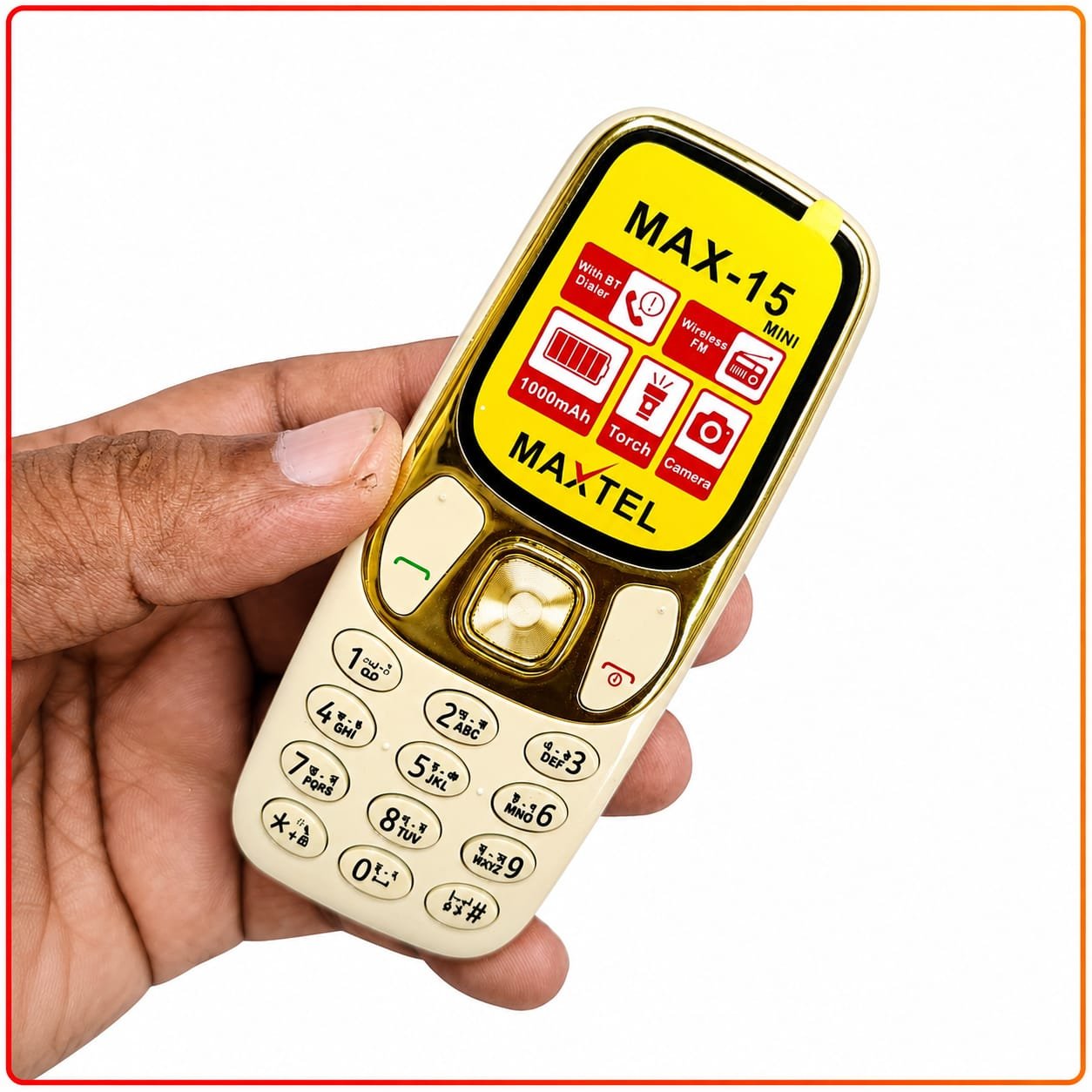 MAX-15 MAXTEL Mini Button Phone - Image 4
