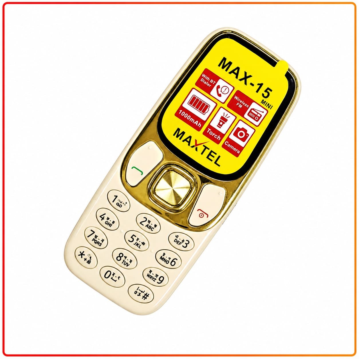 MAX-15 MAXTEL Mini Button Phone